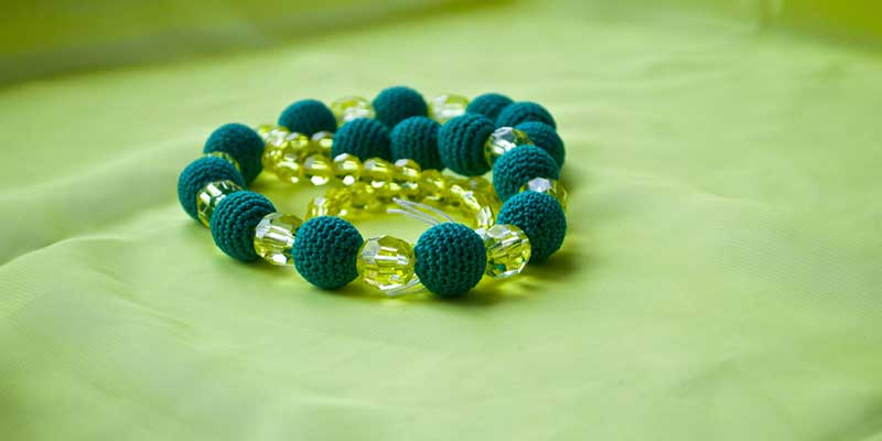 دستبند زنانه سبز