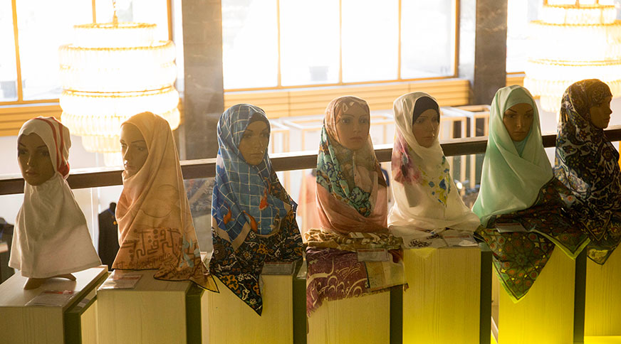 طراحی مدل روسری ششمین جشنواره مد و لباس فجر