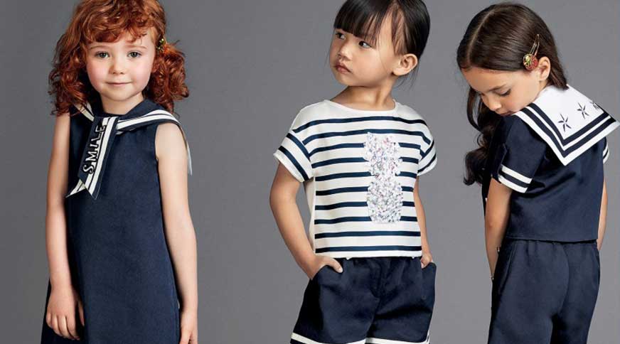 لباس ملوانی دختر بچه دیجی استایل