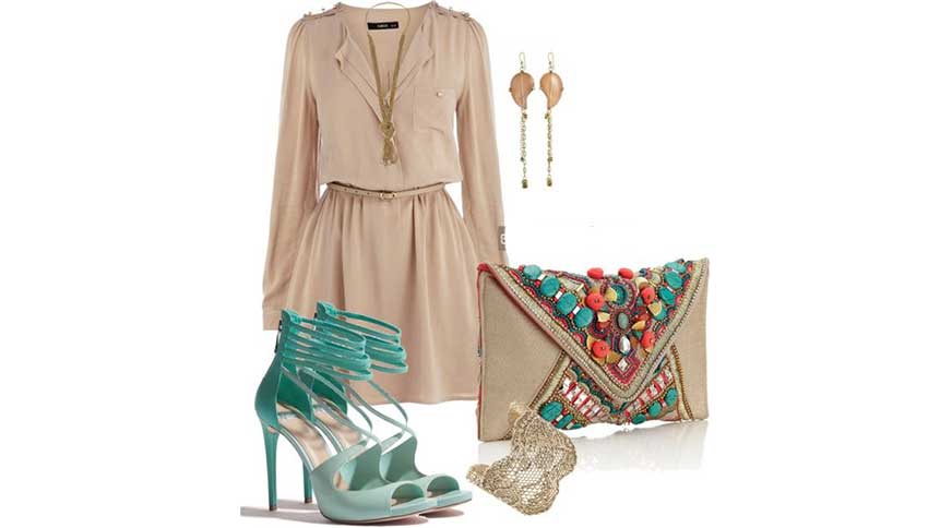 لباس زنانه بژ