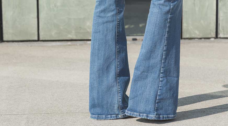 مدل شلوار جین زنانه دم پا