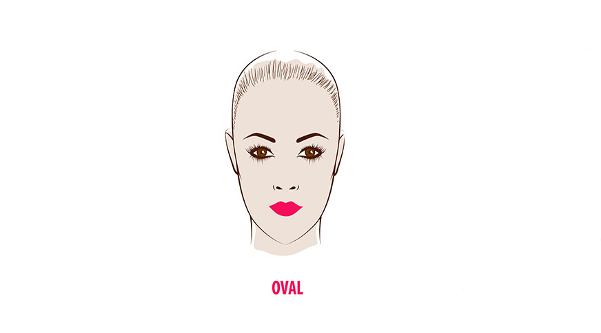 فرم صورت بیضی