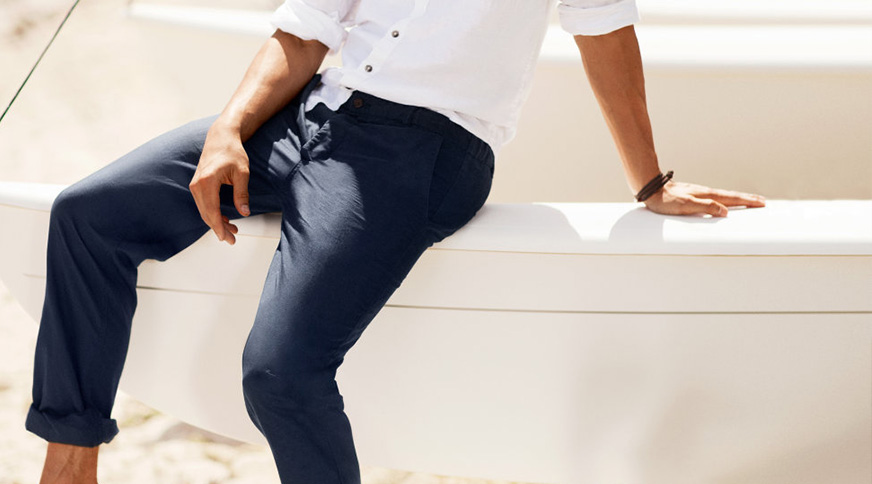 خرید شلوار مردانه کتان