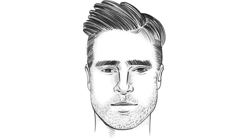 مدل موی مردانه برای صورت بیضی