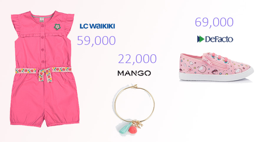 سرهمی دخترانه تابستانی