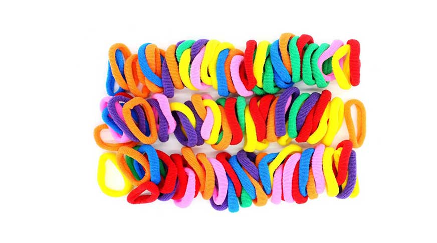 کش سر رنگی دخترانه