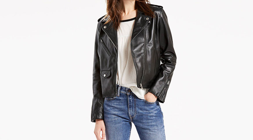 شلوار لی زنانه کت چرم