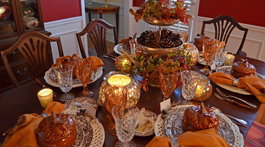 چیدمان میز پاییزی 2017