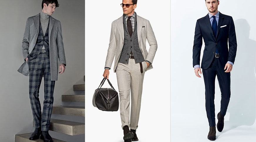 کت و شلوار مردانه و بوت