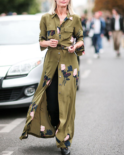 مانتو بلند مجلسی پاییز