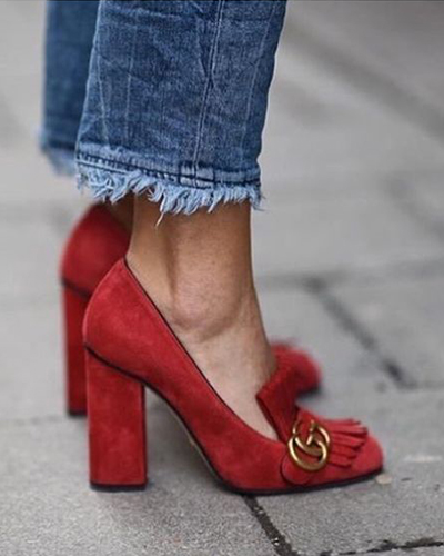 مدل کفش پاشنه دار اسپرت زنونه شیک