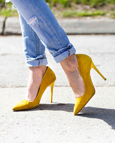 کفش پاشنه بلند زنانه مد شیک جدید