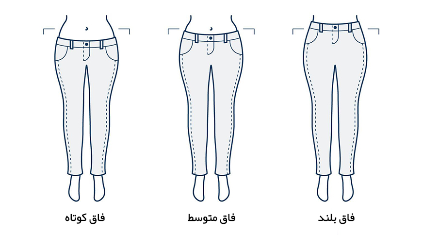 انواع فاق شلوار