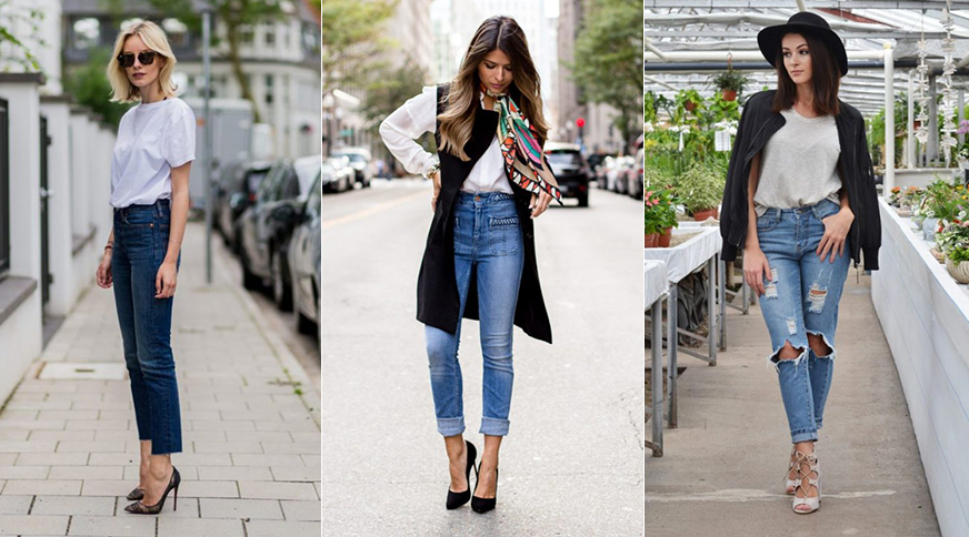 بهترین مدل شلوار جین زنانه فاق بلند