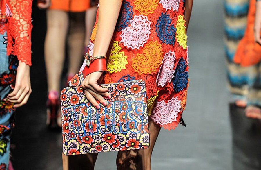 کیف کلاچ رنگی