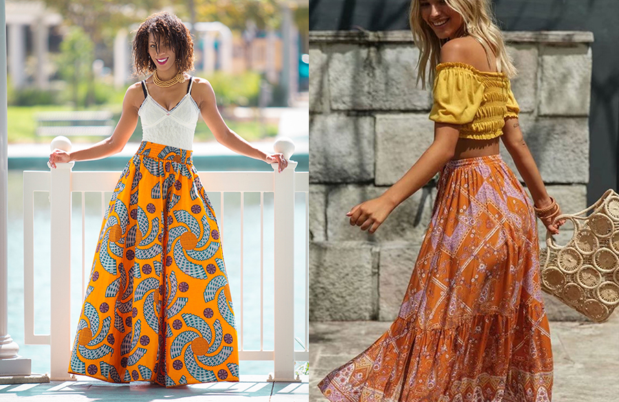 دامن ماکسی فاقبلند