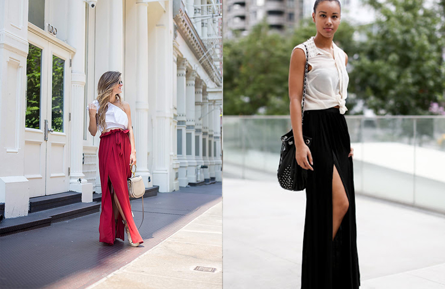 دامن چاکدار