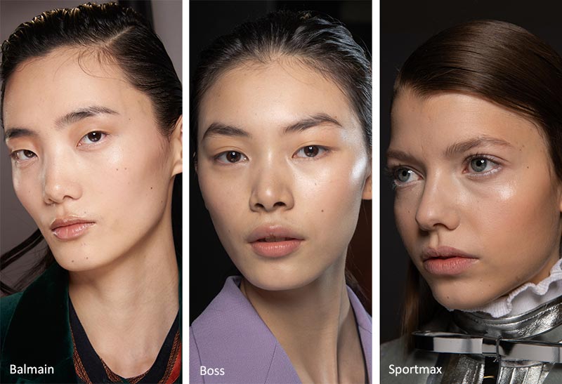 آرایش صورت با پوست خیس