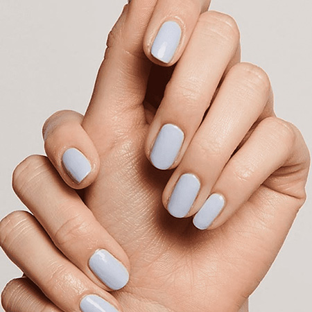 لاک آبی ملایم