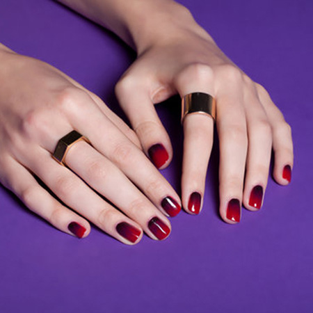 رنگ لاک ناخن جدید مدل آمبره