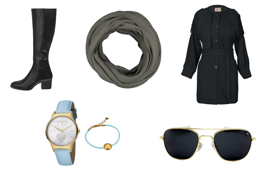 بارانی زنانه کوتاه و مشکی