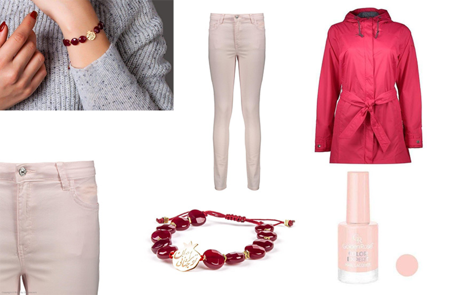 بارانی زنانه صورتی سبک و راحت