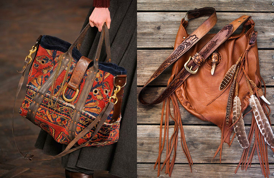 کیفها و ساکها در استایل بوهو