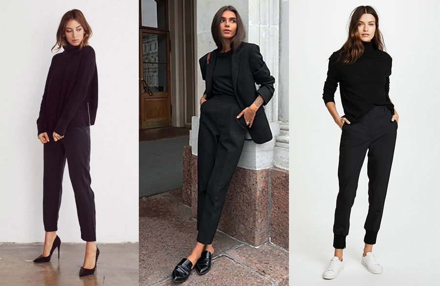 رنگ مشکی در استایل مینیمال