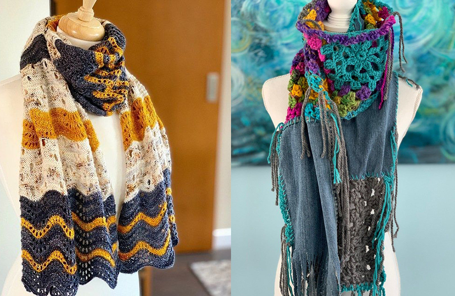 شال و روسری در استایل بوهو