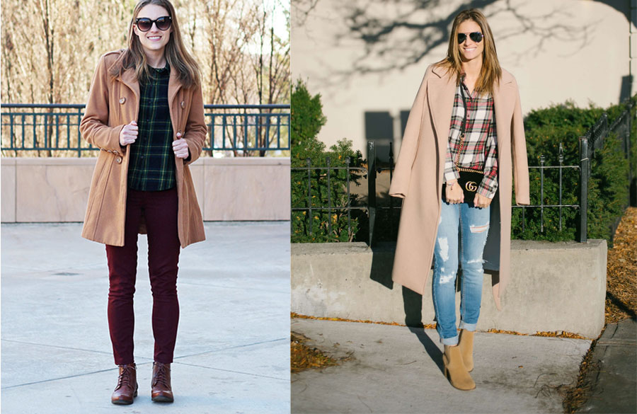 پیراهن چهارخانه و اورکوت