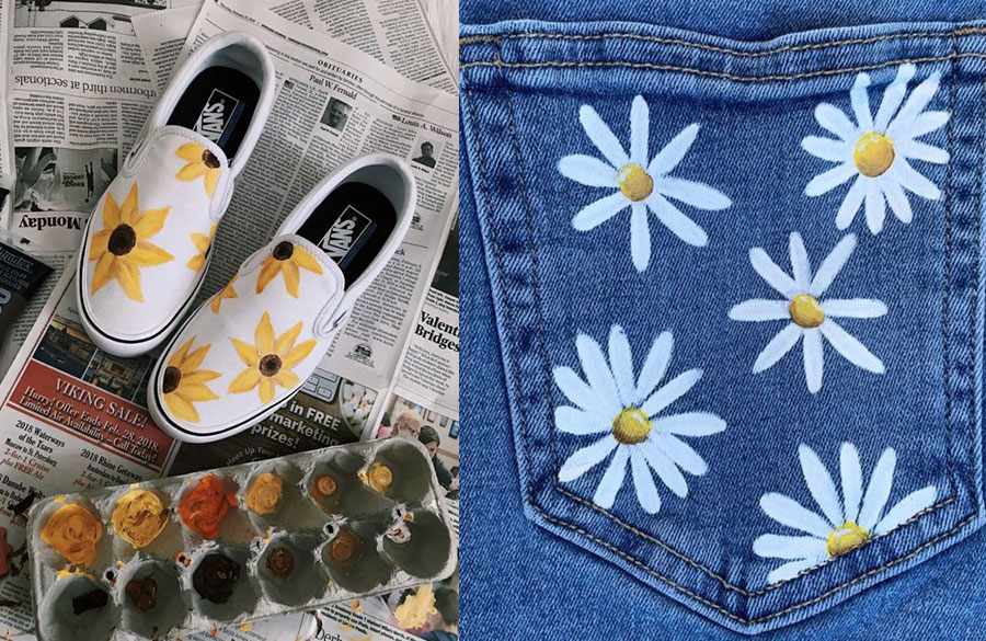 رنگ کردن لباسهای قدیمی