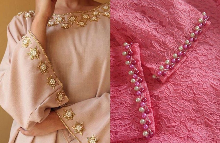 مروارید دوزی و سنگ دوزی