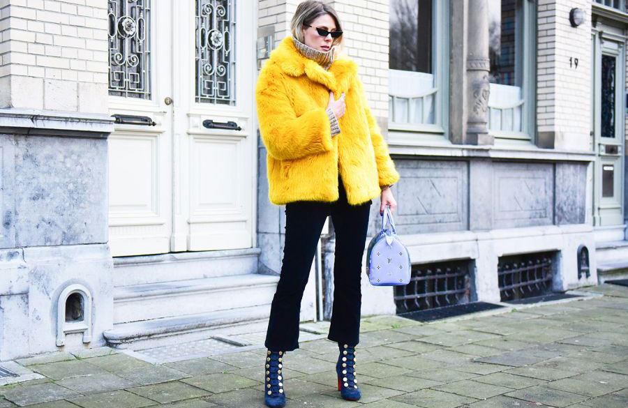 استایل با رنگ زرد