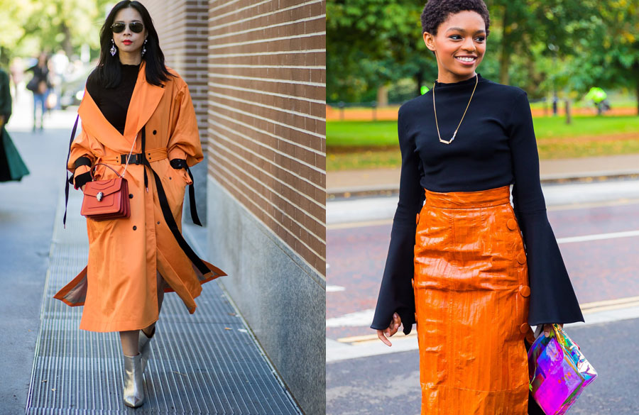 نارنجی و مشکی