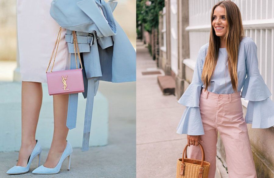 آبی و صورتی