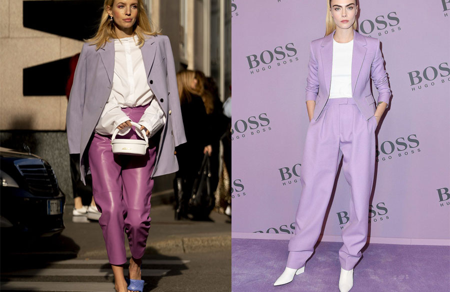 بنفش و سفید