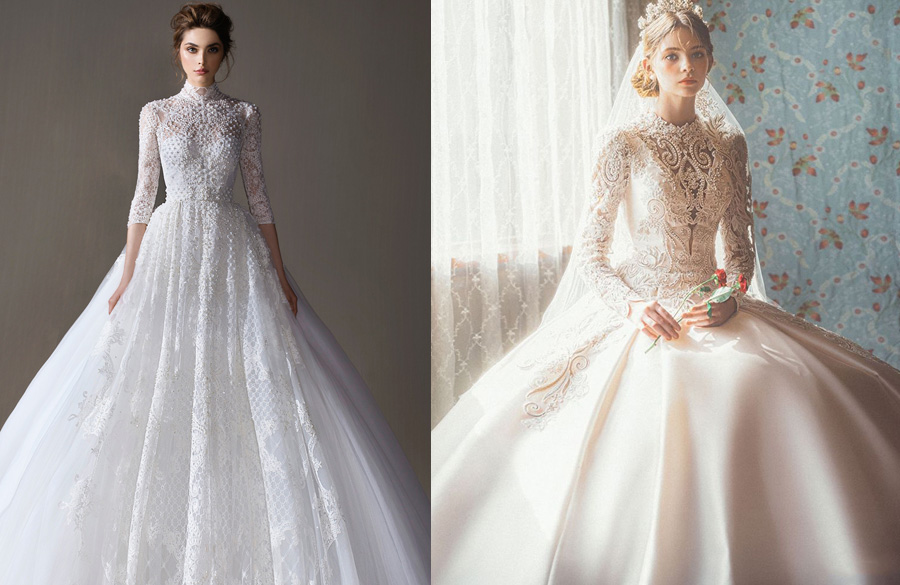 لباس عروس سبک ویکتوریایی