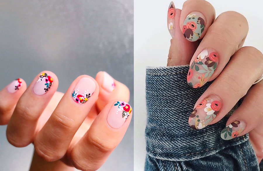 طرح های گلدار