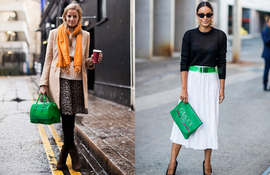 اکسسوریهای سبز رنگ