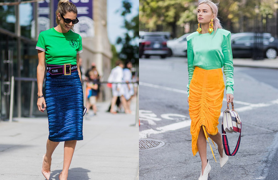 ترکیب سبز با رنگهای روشن