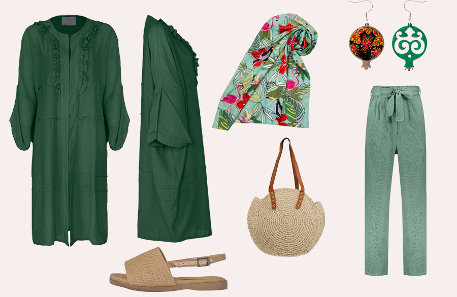 ست بهاره سبز