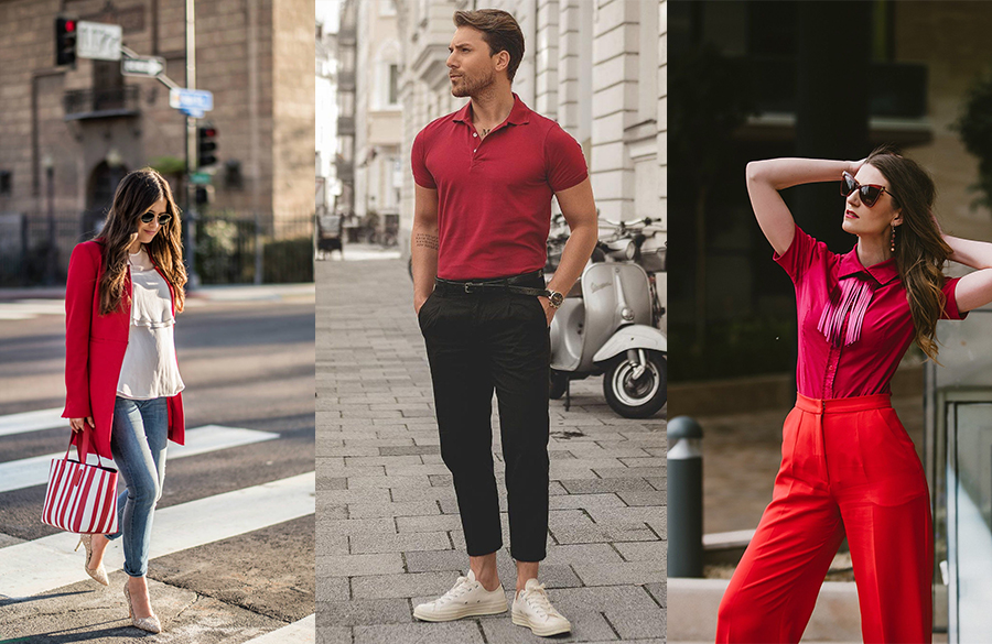 لباس نخی قرمز