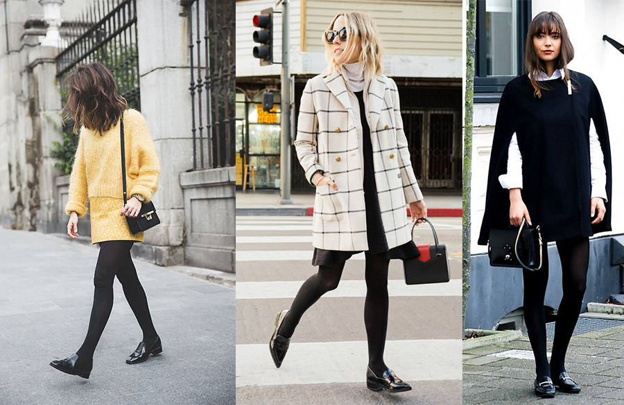 کفش کالج با جوراب شلواری