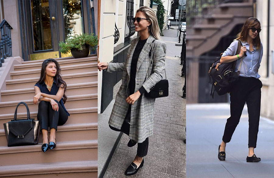 کفش کالج با شلوار پارچهای