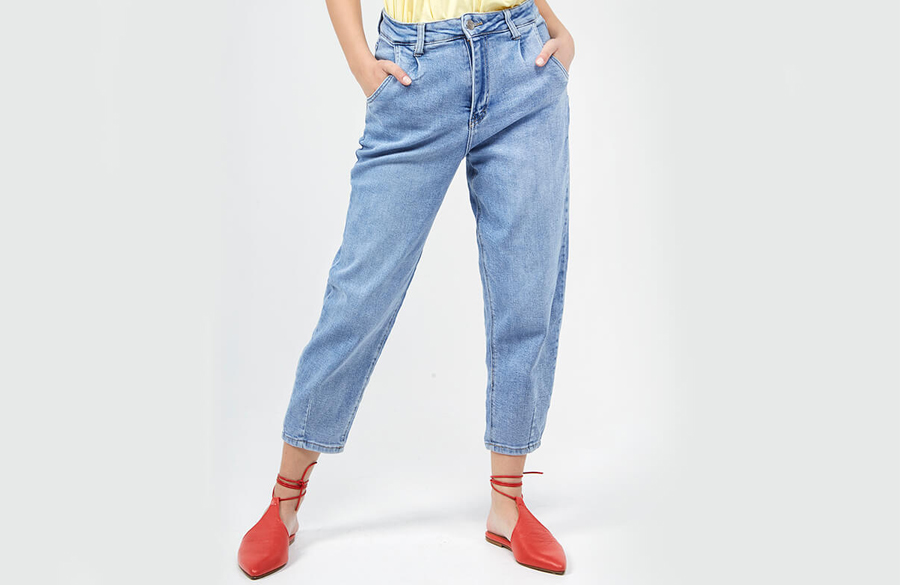 شلوار جین مام فیت