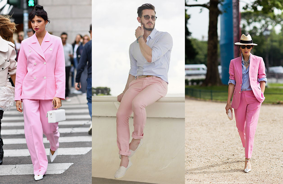 لباس نخی صورتی