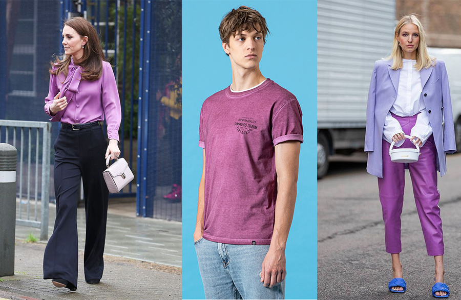 لباس نخی بنفش