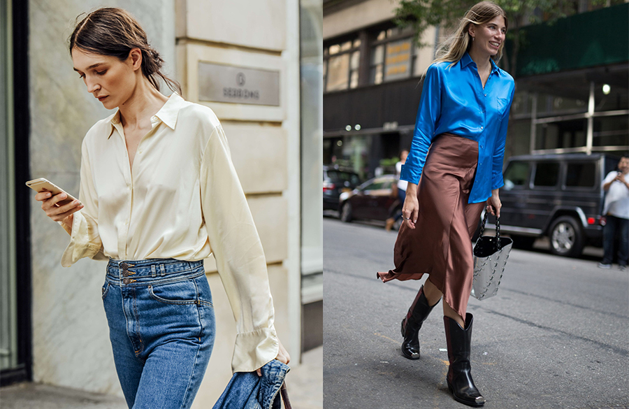 لباس ابریشمی