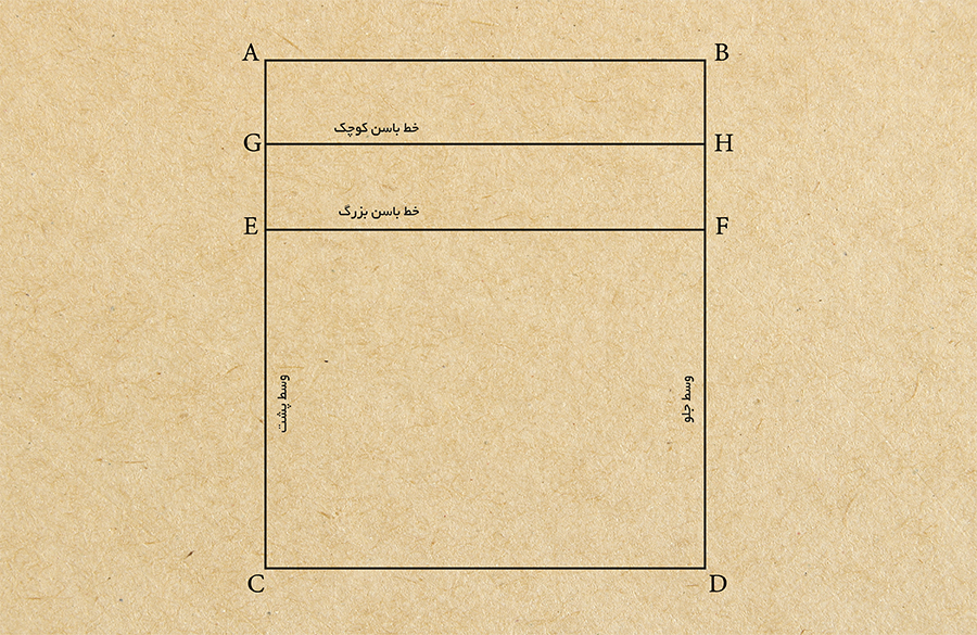 الگوی دامن پایه گرلاوین