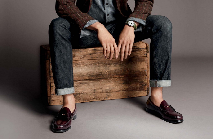 کفش لوفر پنی از انواع کفش کالج